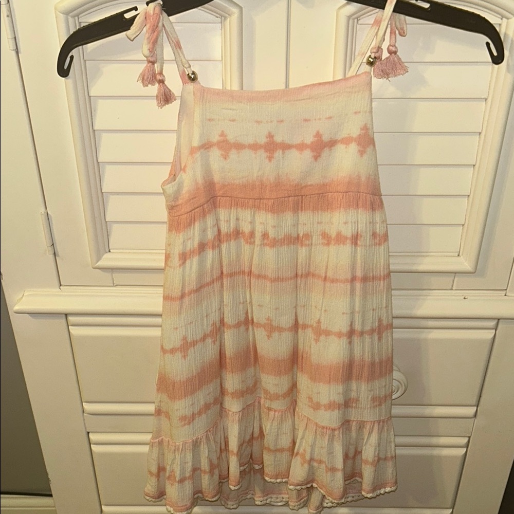 Isaac Mizrahi Pink Tie-Dye Kids Dress